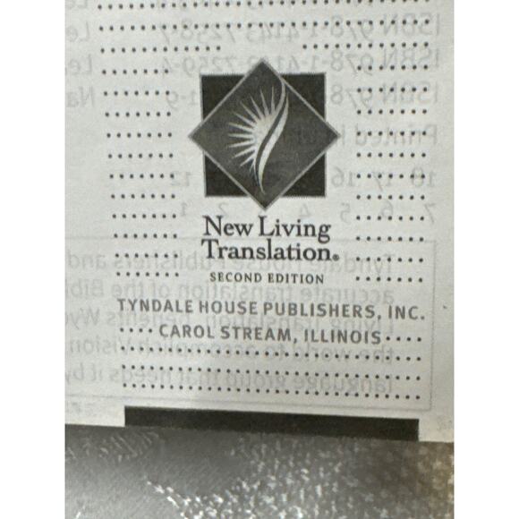 Tyndale NLT Teen Life Application Study Bible New Living Translation-Black *READ - Picture 2 of 9